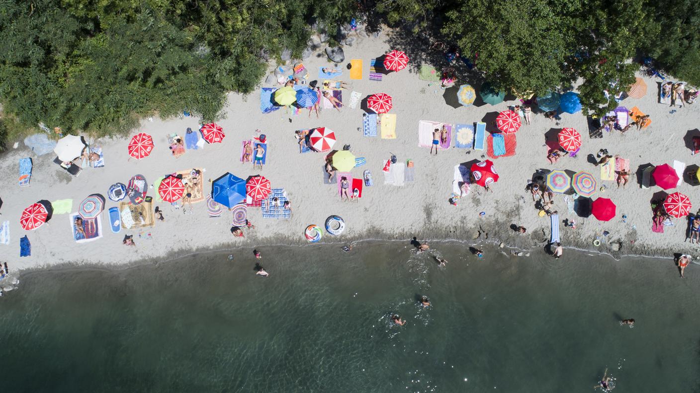 Vita da spiaggia, anche in Ticino