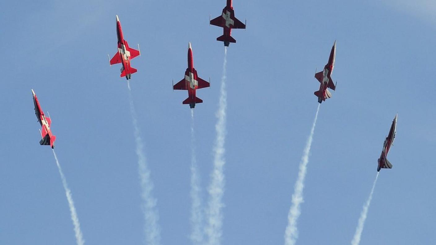 La Patrouille Suisse celebra il 50esimo anniversario nel 2014