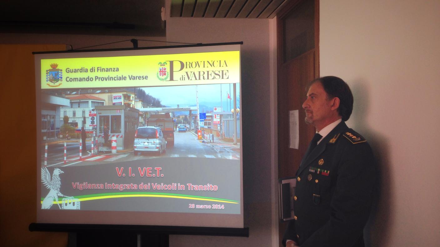 Il colonnello della guardia di finanza di Varese Antonio Morelli