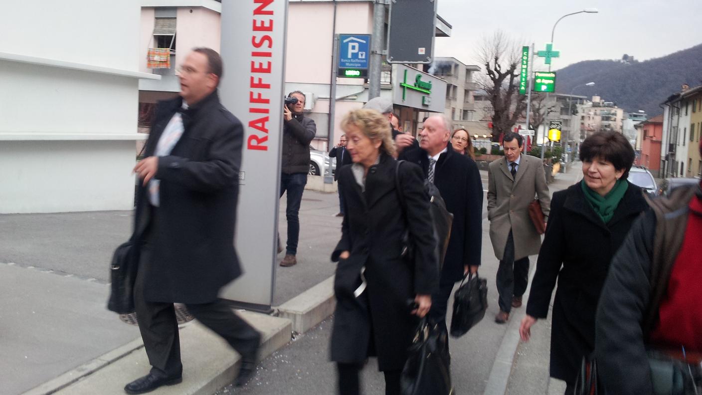 Norman Gobbi fa strada a Eveline Widmer-Schlumpf