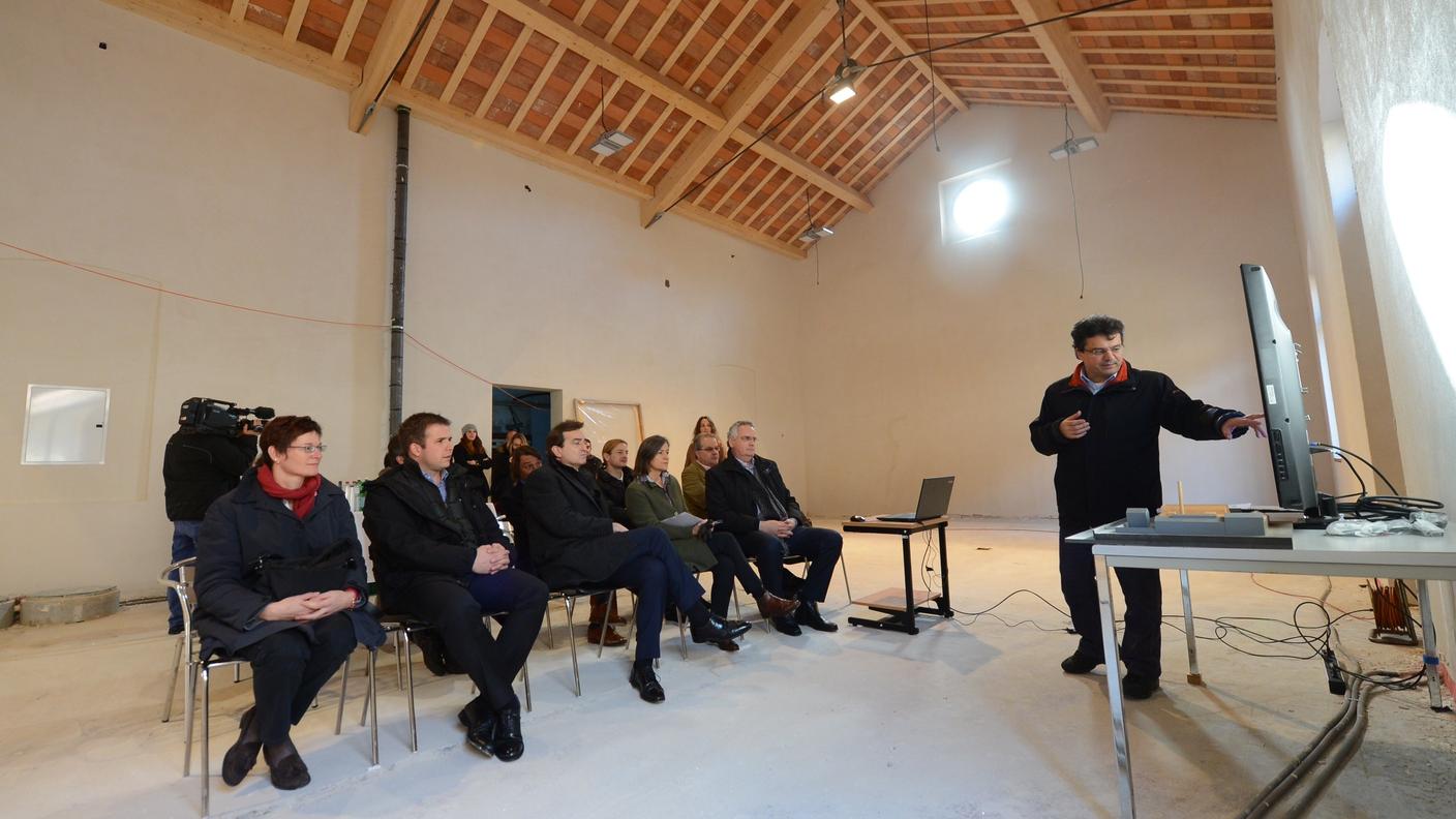 Municipio ospite dell'ala in cui è appena stato rifatto il tetto