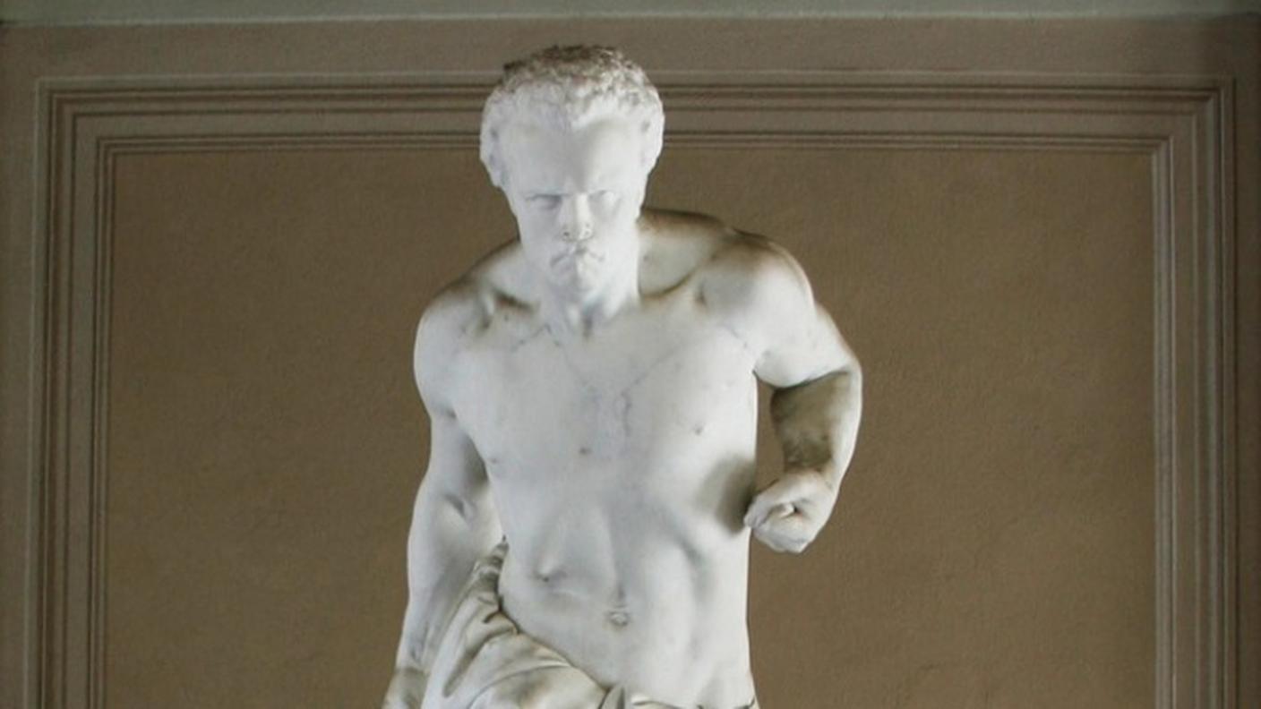 Lo Spartaco di Vincenzo Vela a Palazzo Civico a Lugano