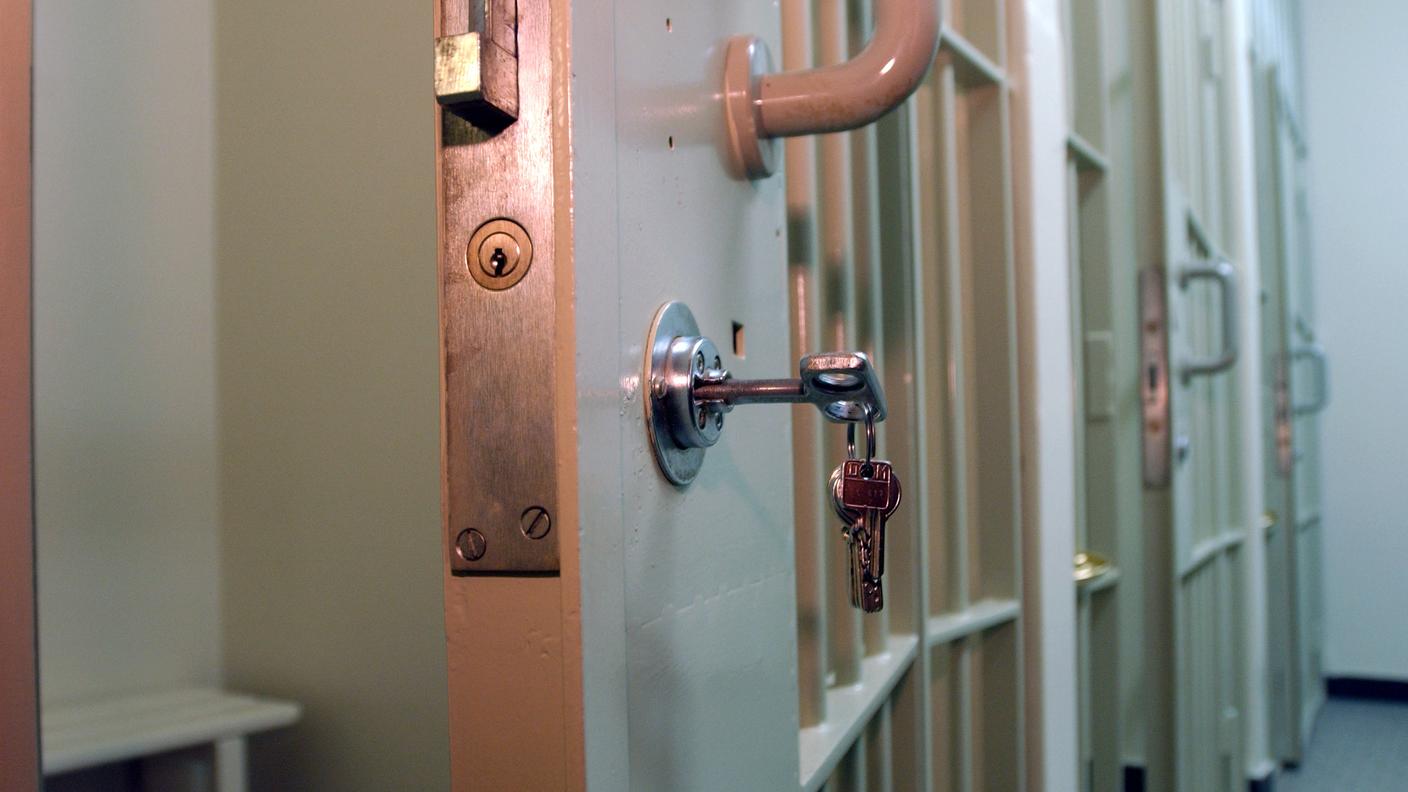 Un'immagine delle carceri pretoriali di Lugano