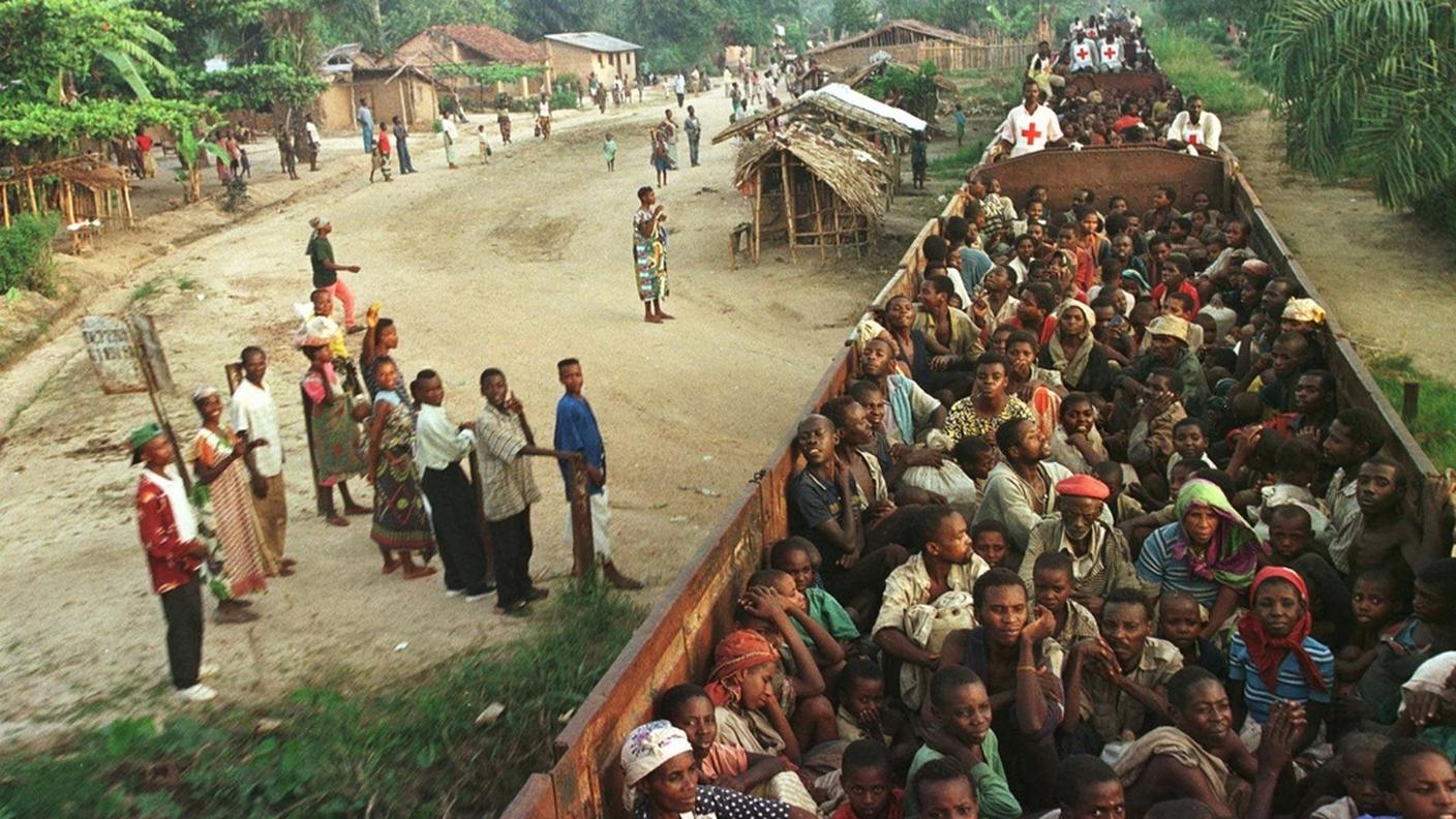 Ruanda, in fuga durante la guerra del 1997