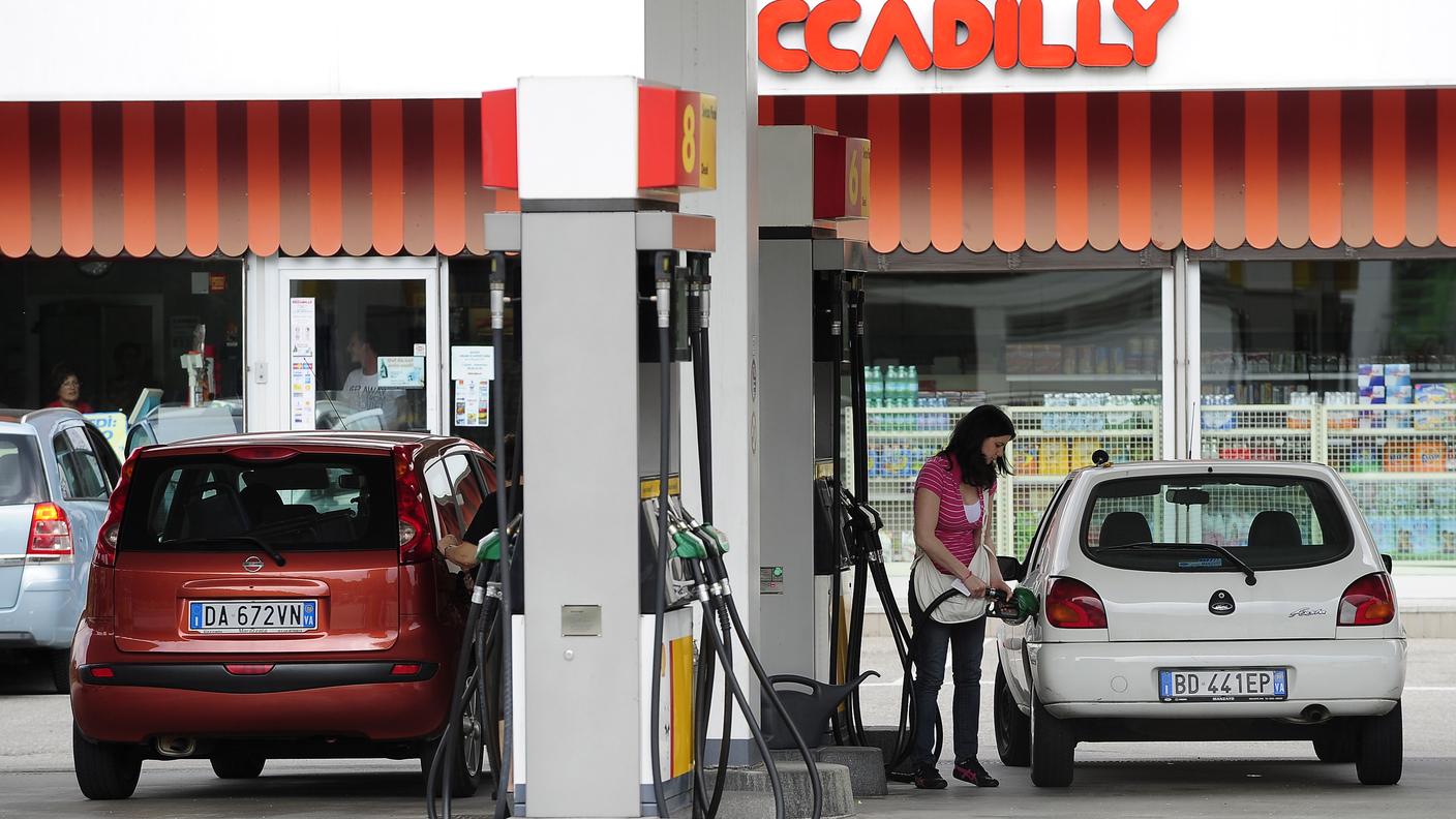 Un distributore di carburante a Stabio frequentato dagli italiani