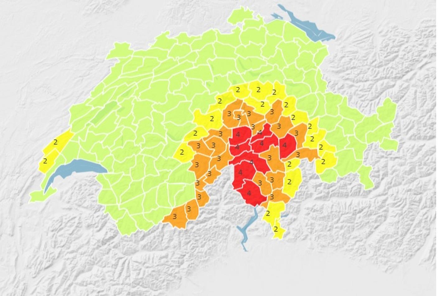 Dal sito internet di MeteoSvizzera