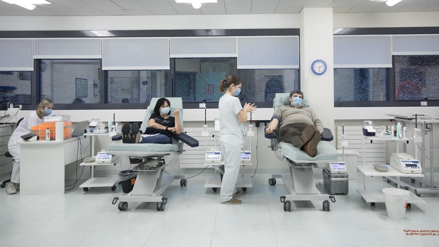 Lo scorso anno, a causa della pandemia, le donazioni di sangue hanno fatto segnare un calo