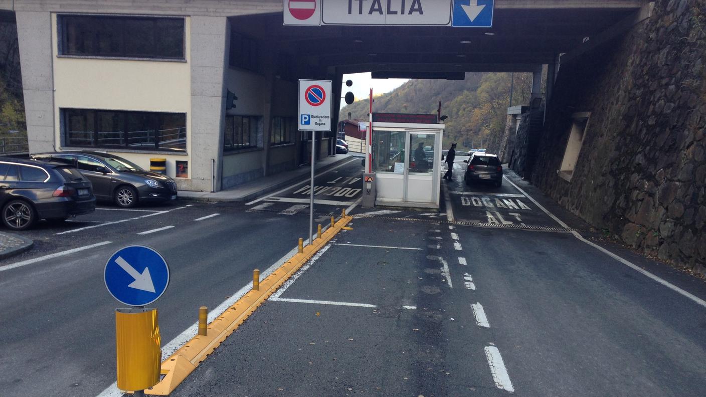 Il valico doganale di Piattamala