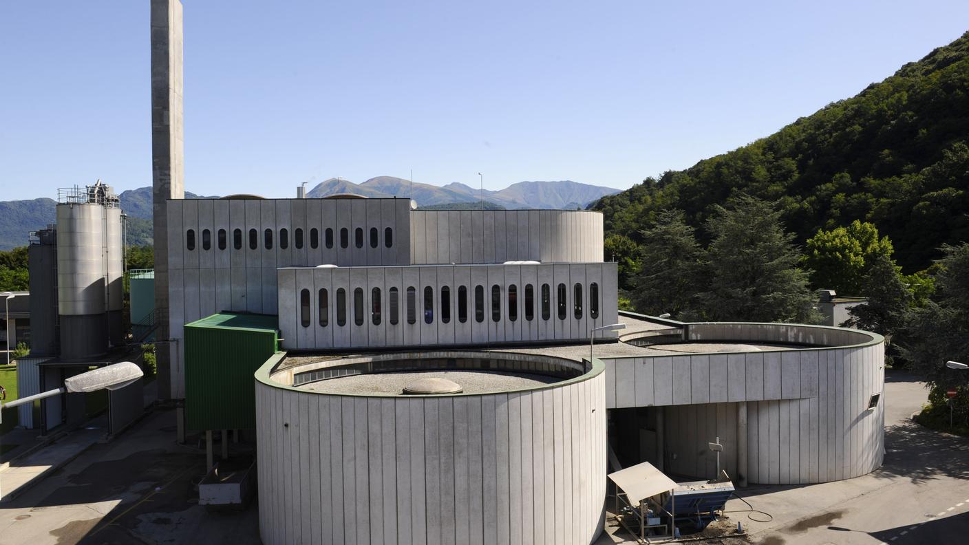 L'ex inceneritore di Bioggio dismesso negli anni '90
