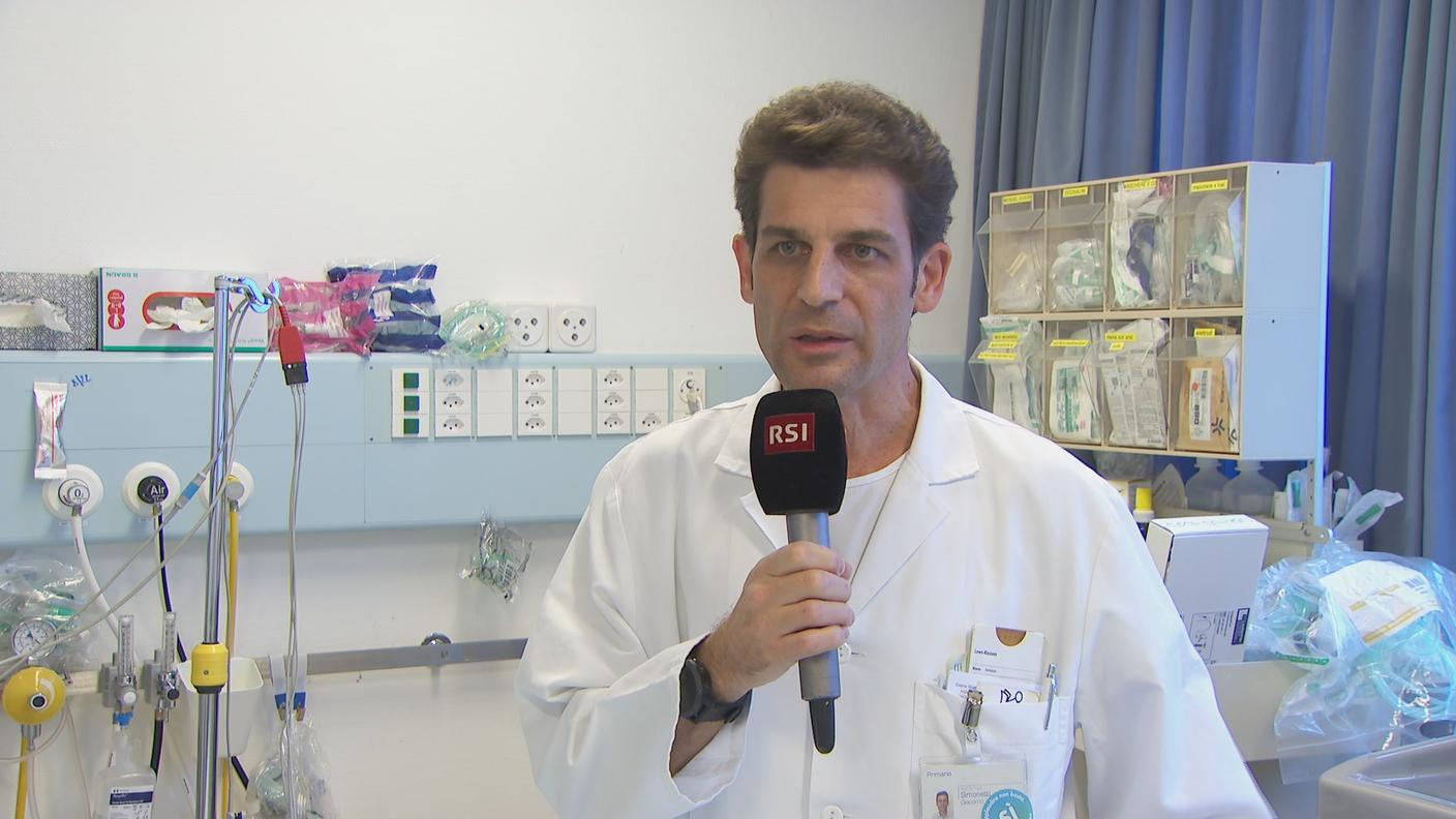 Il dr. Giacomo Simonetti, primario di pediatria di base e specialistica