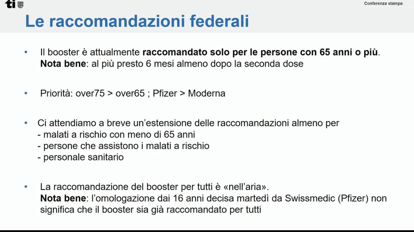 Si attende la raccomandazione della vaccinazione di richiamo per tutti