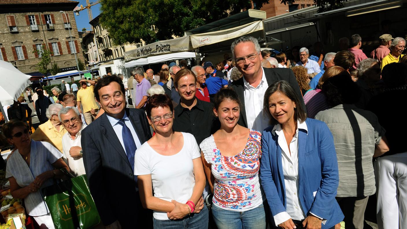 Il Municipio a sei, senza l'ex vicesindaco Giorgio Giudici e il suo successore Michele Bertini