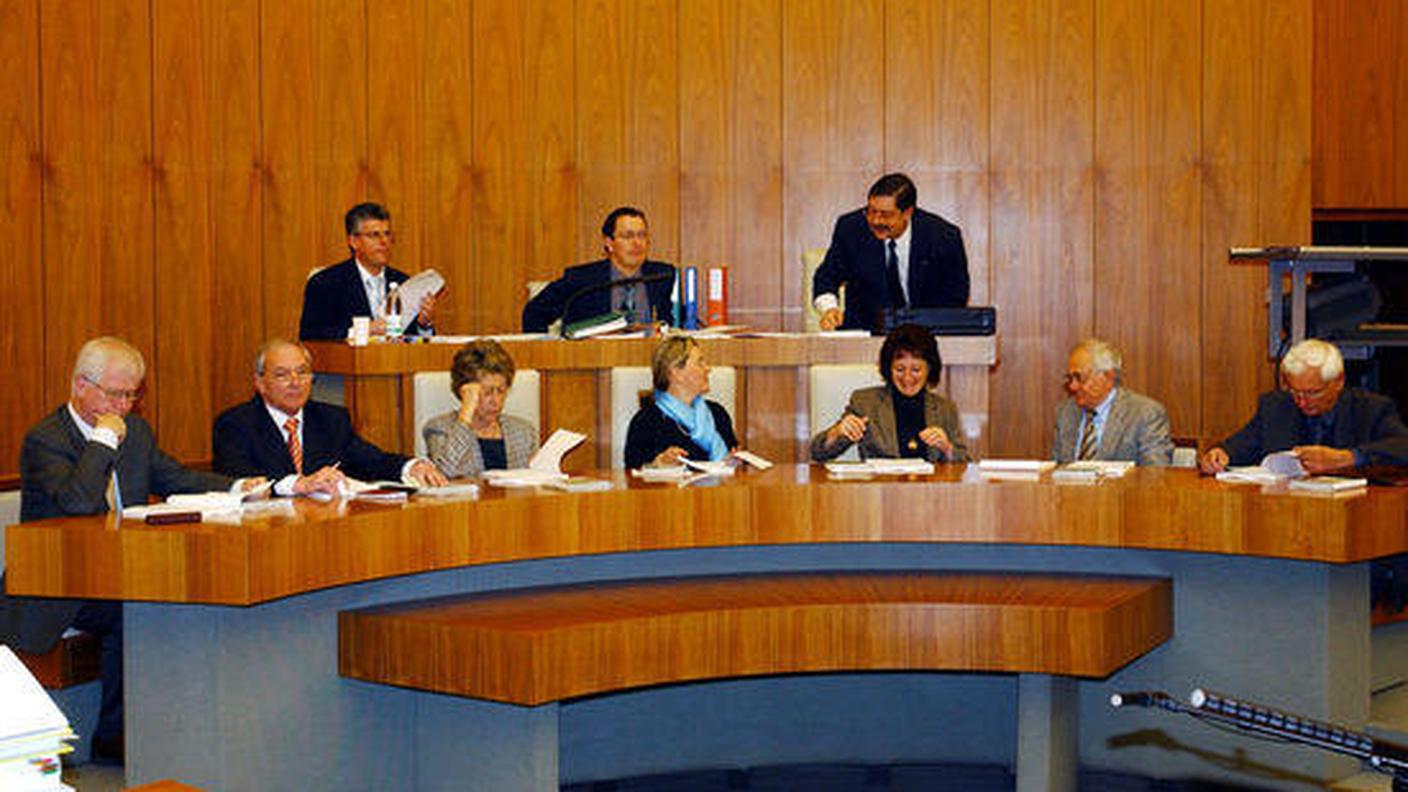 La corte delle Assise correzionali che condannò Waridel nel maggio 2004