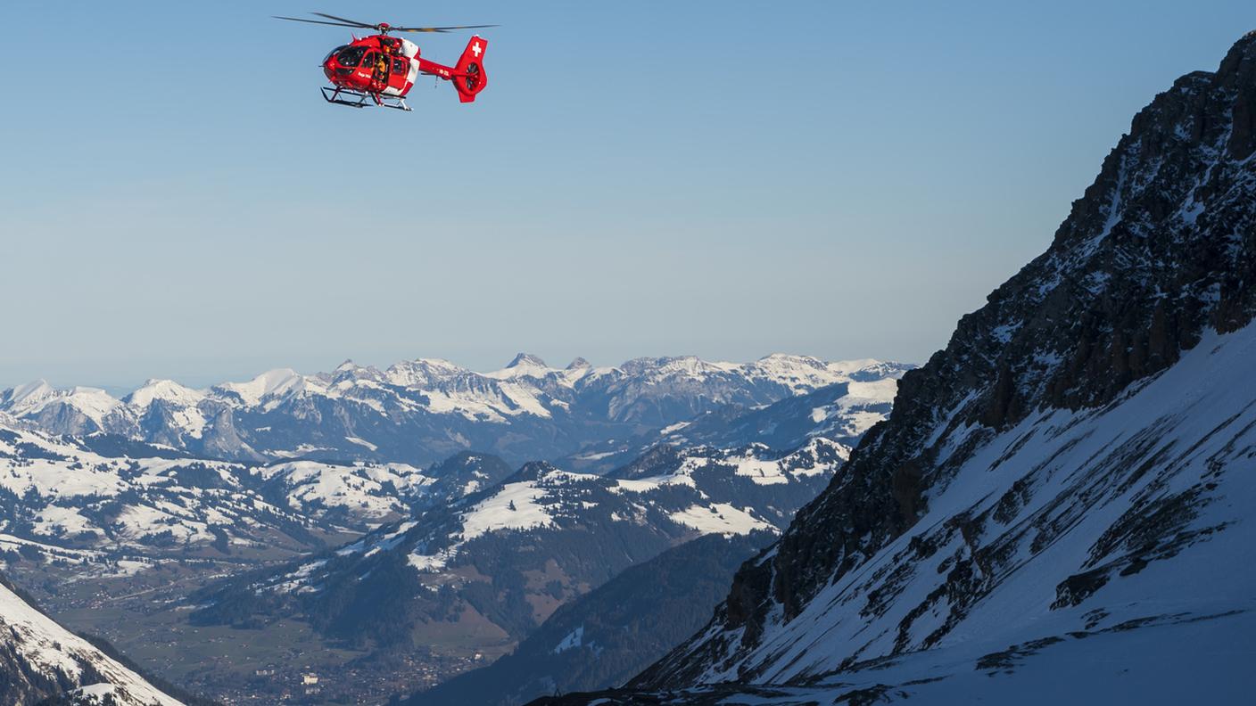 Diversi elicotteri in azione per le operazioni di soccorso