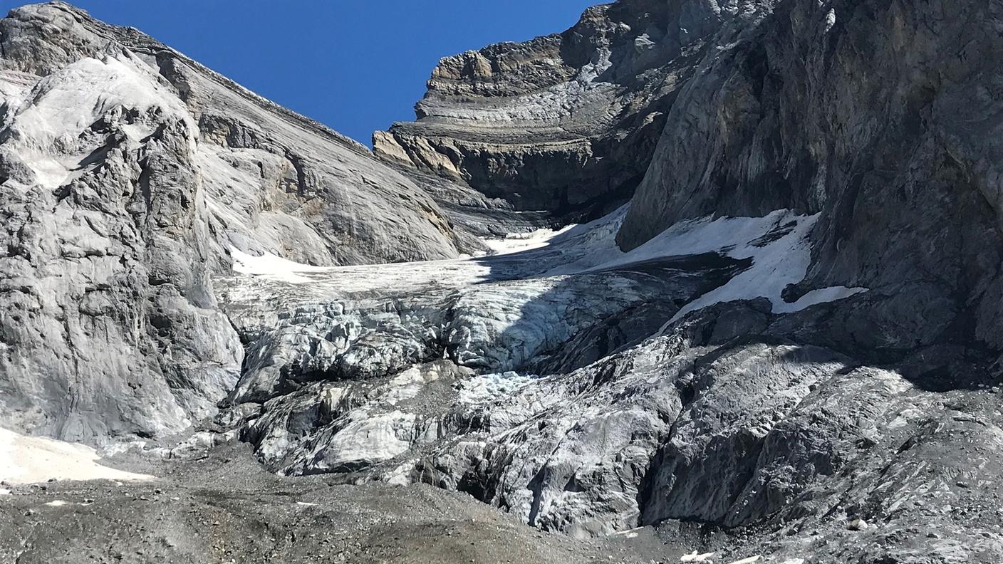 Il Glatscher da Punteglias  in Surselva ad agosto 2020