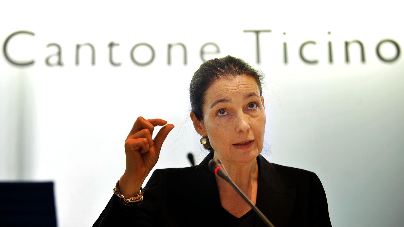 La ministra delle ffinanze ticinese Laura Sadis