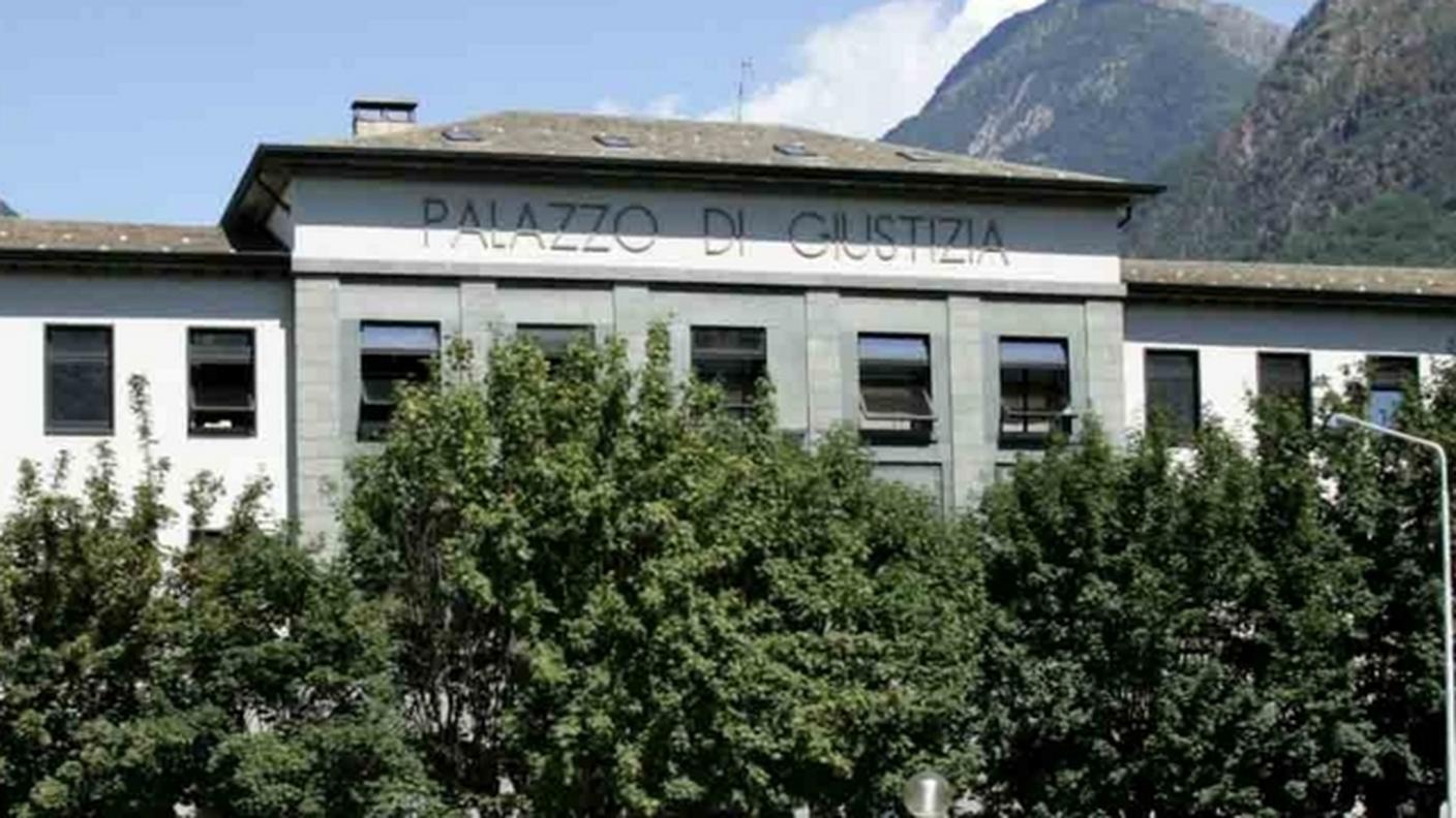 Il palazzo di giustizia di Sondrio