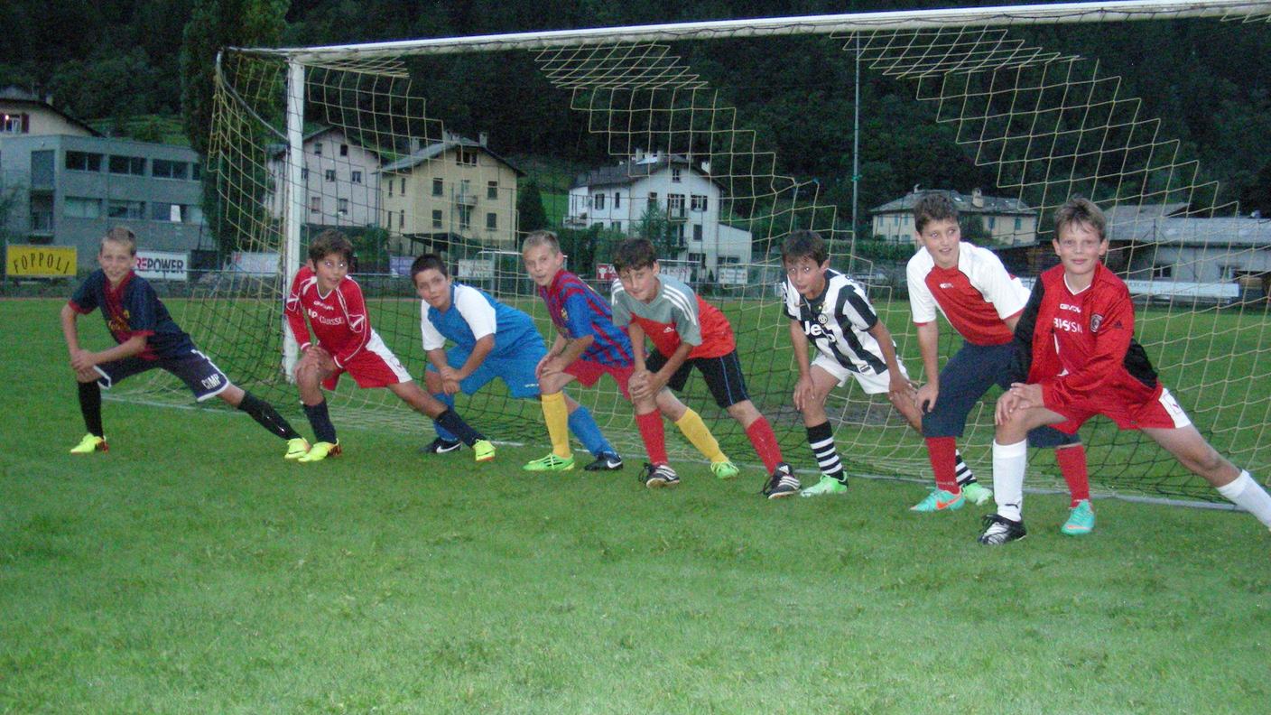 Piccoli atleti della Valposchiavo Calcio