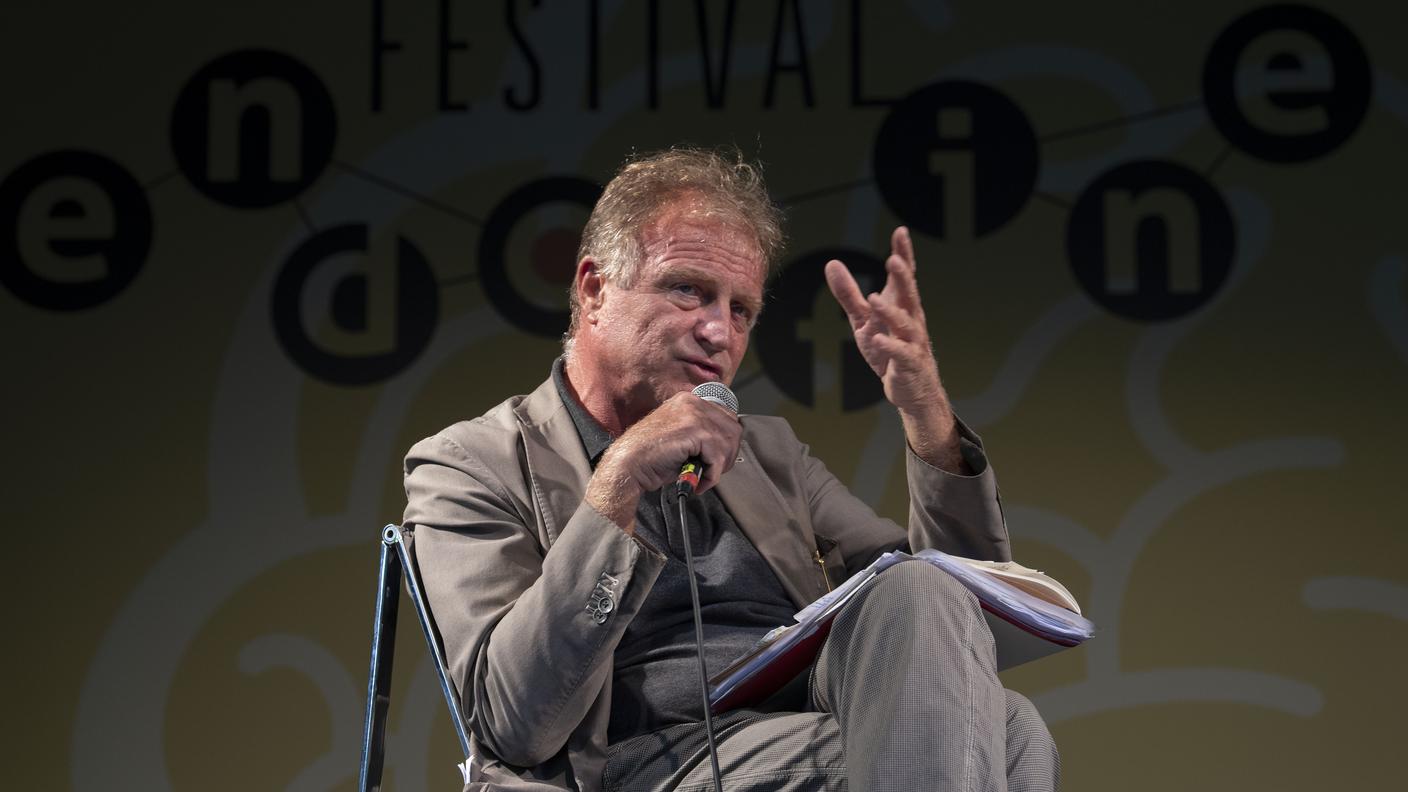 Paolo Giulini ritratto al Festival Endorfine nel 2020