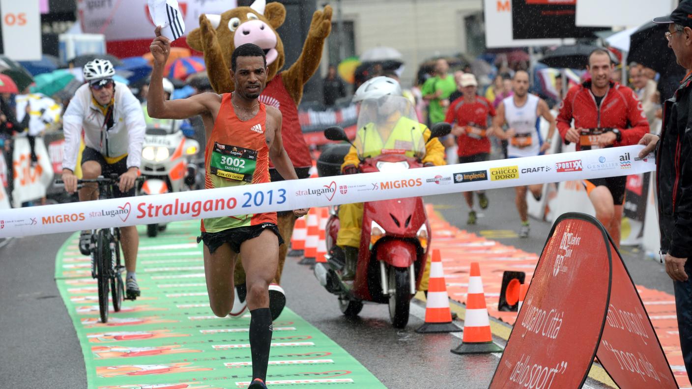 Abraham Tadesse, vincitore della 30 km