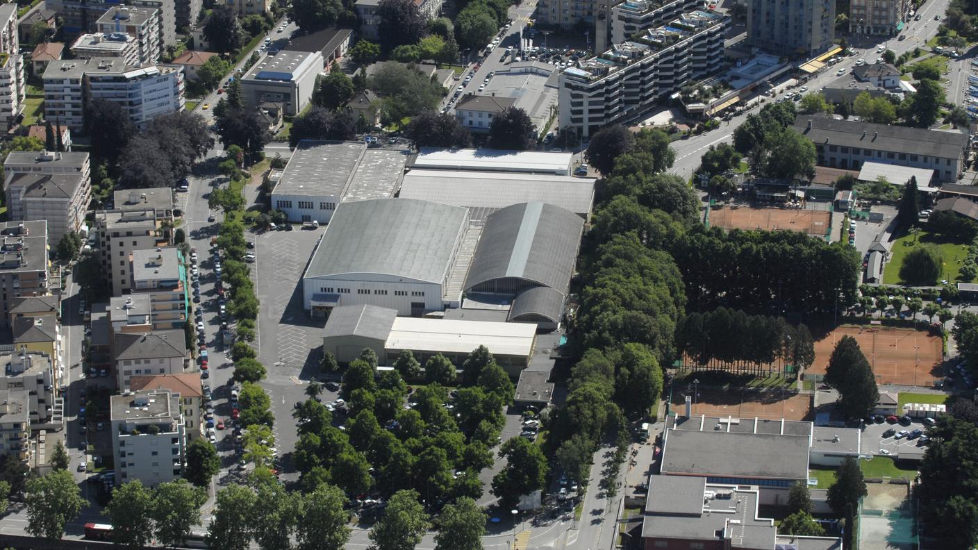Una vista panoramica dell'area del Campo Marzio e della zona limitrofa