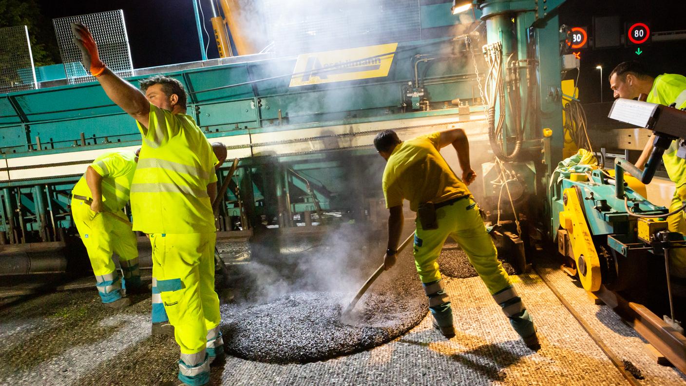 Si sono conclusi i lavori principali di risanamento del tratto della A2 fra Melide e Gentilino.