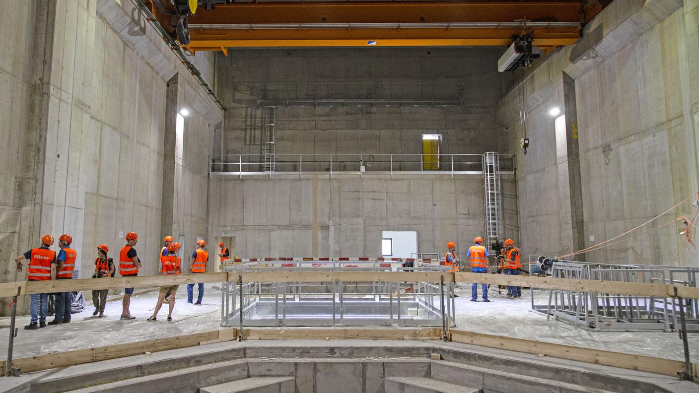 Il cantiere della nuova centrale idroelettrica Ritom