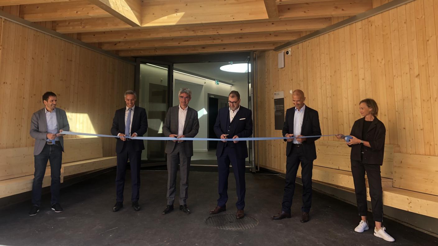 L'inaugurazione del nuovo centro a Churwalden