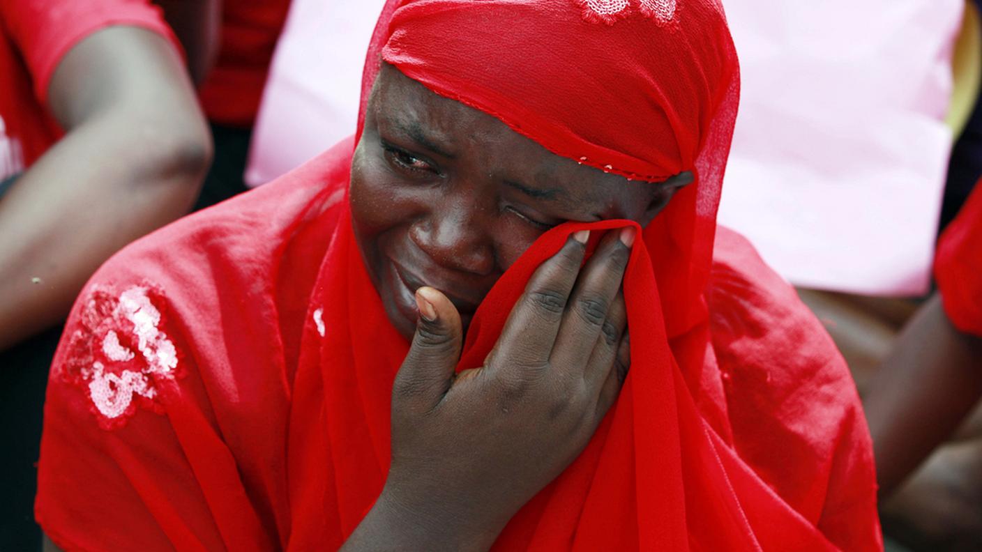 La disperazione nel volto di una donna nigeriana