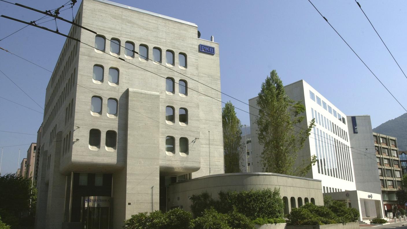 La sede di Lugano della banca PKB