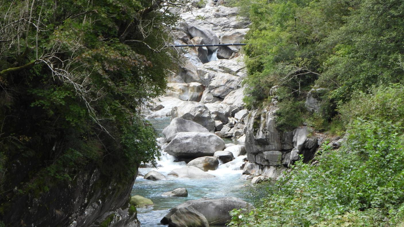 La zona dove è avvenuto l'incidente