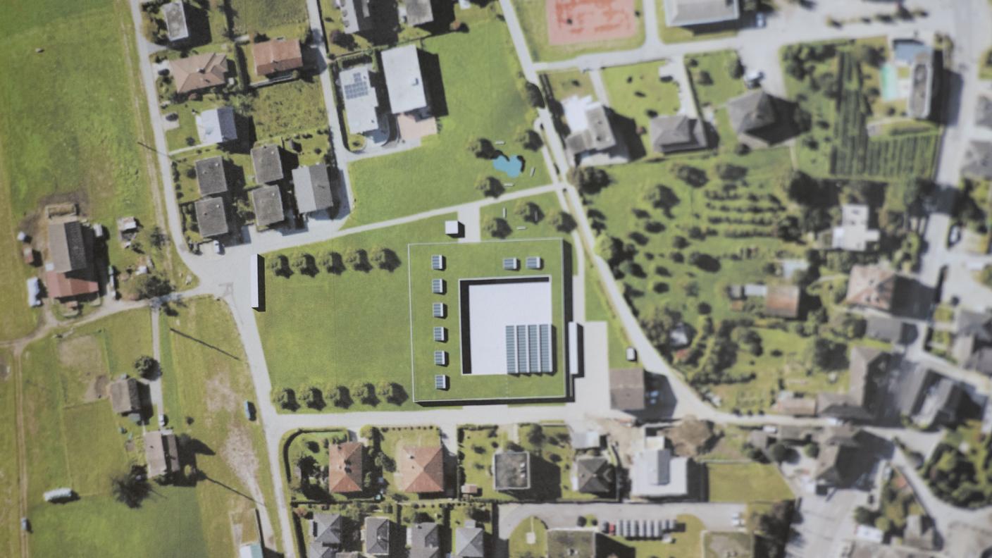 La realizzazione del nuovo edificio scolastico è prevista sul terreno del campo di calcio