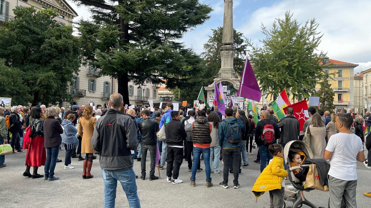 La manifestazione si è tenuta in Piazza Indipendenza
