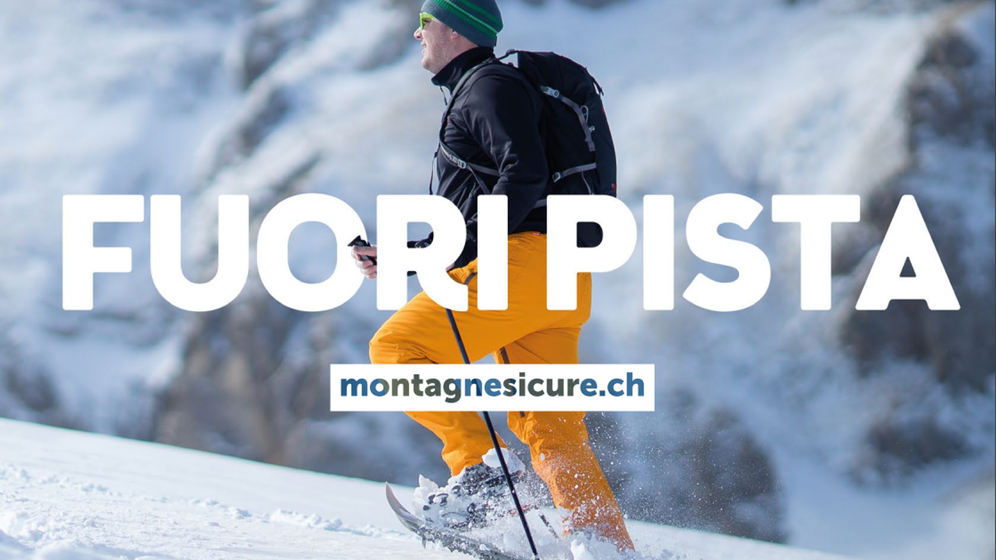 Un'immagine della campagna di prevenzione dedicata all'inverno