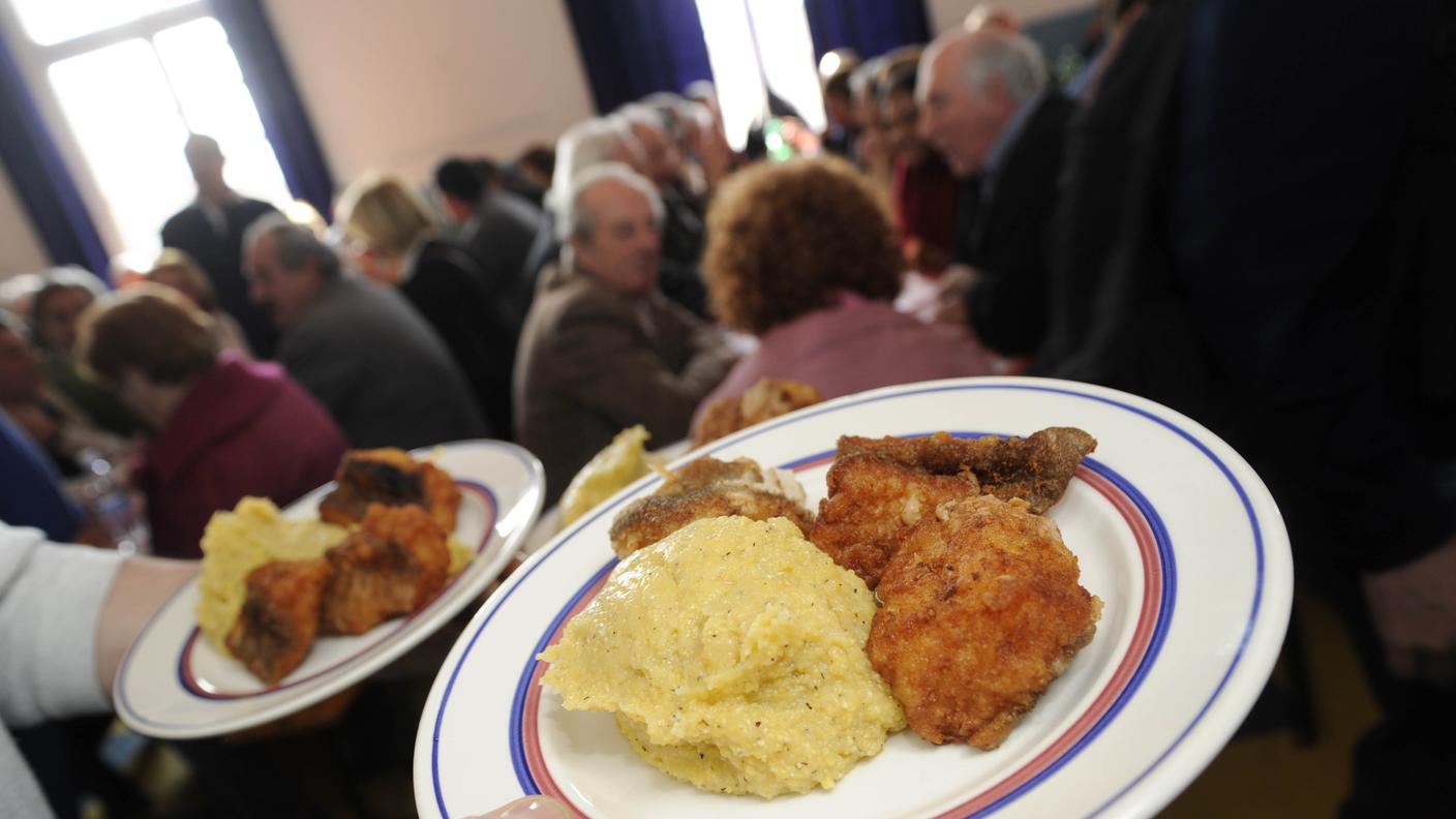 Polenta e merluzzo, un piatto che contraddistingue il comune di Vacallo da oltre 80 anni