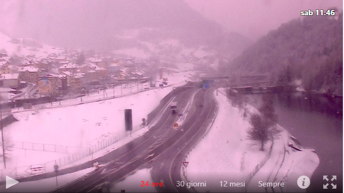 La situazione sull'A2 in Leventina