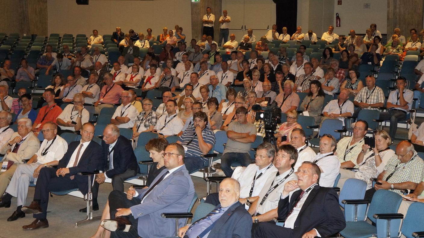 I lavori assembleari dei patriziati svizzeri al Palacongressi di Lugano