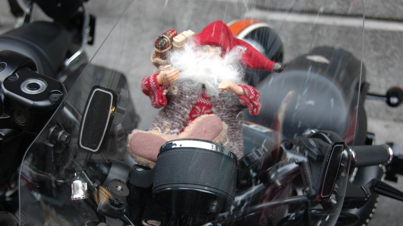San Nicolao in moto a Lugano
