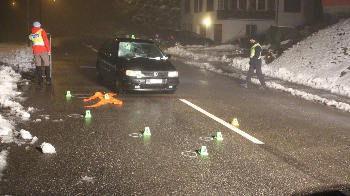 I rilievi dell'incidente