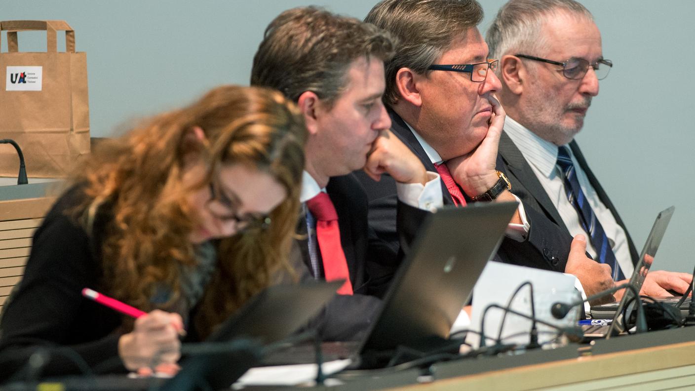 Alcuni esponenti di spicco dell'UDC nel Gran Consiglio ticinese