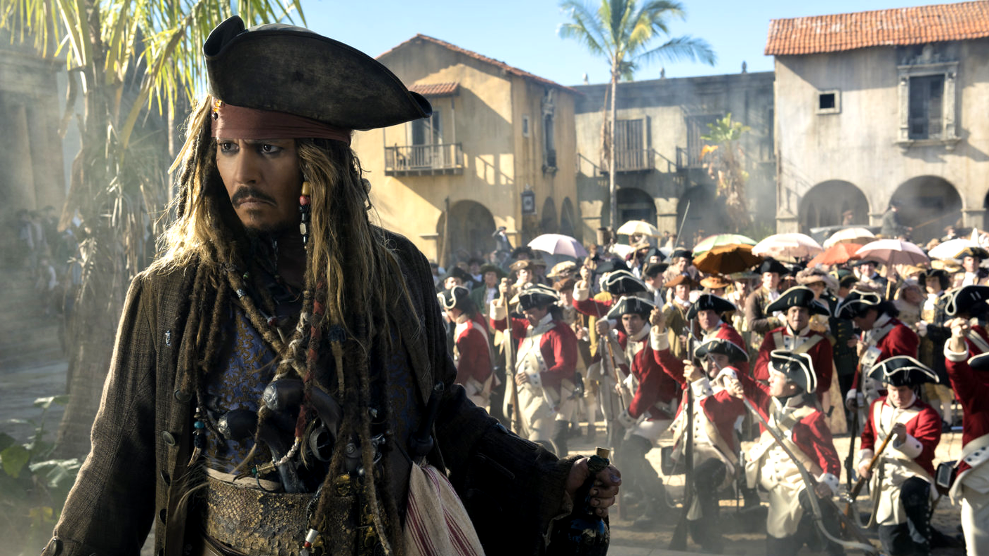Johnny Depp in una scena del film