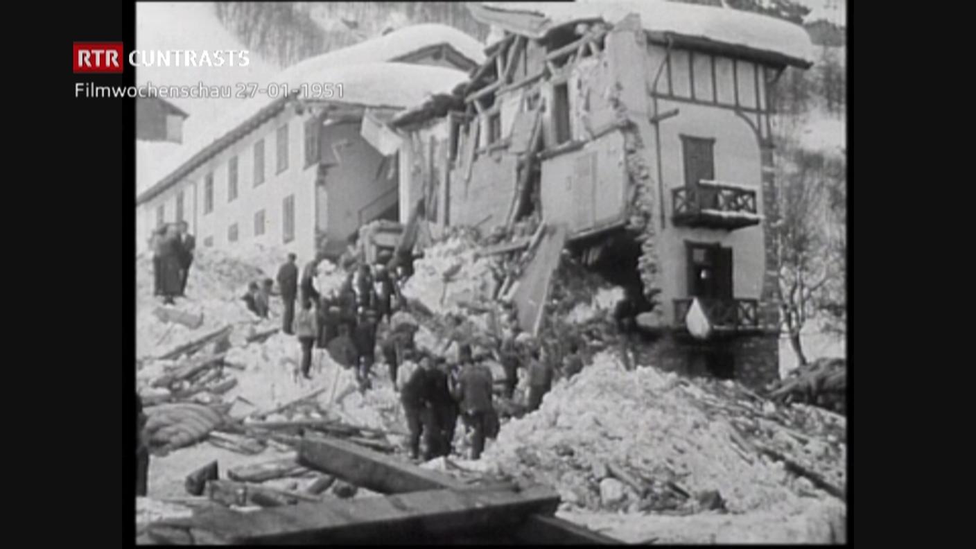 A Vals nel 1951 le valanghe provocarono 19 morti