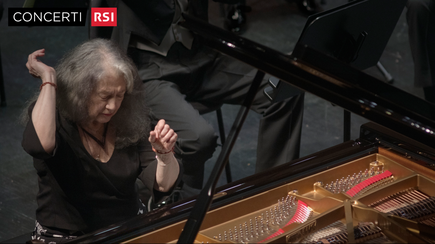 Martha Argerich con Logo Concerti RSI 