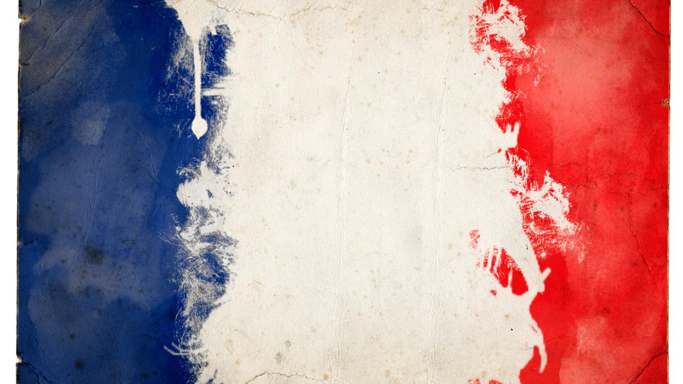 Bandiera francese disegnata