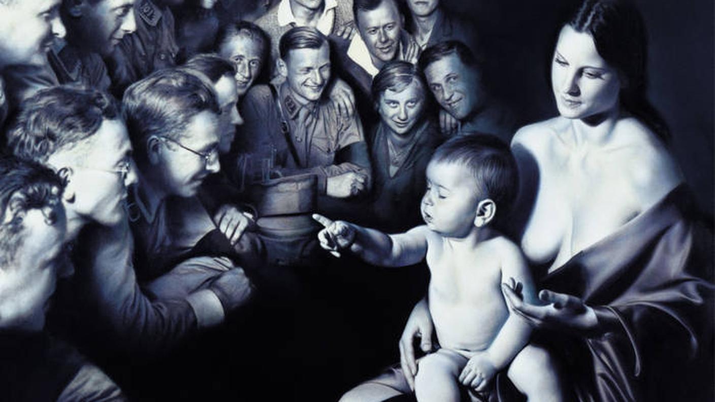 "Wir Sind Das Volk" di Laibach; Mute Records; (dettaglio copertina) 