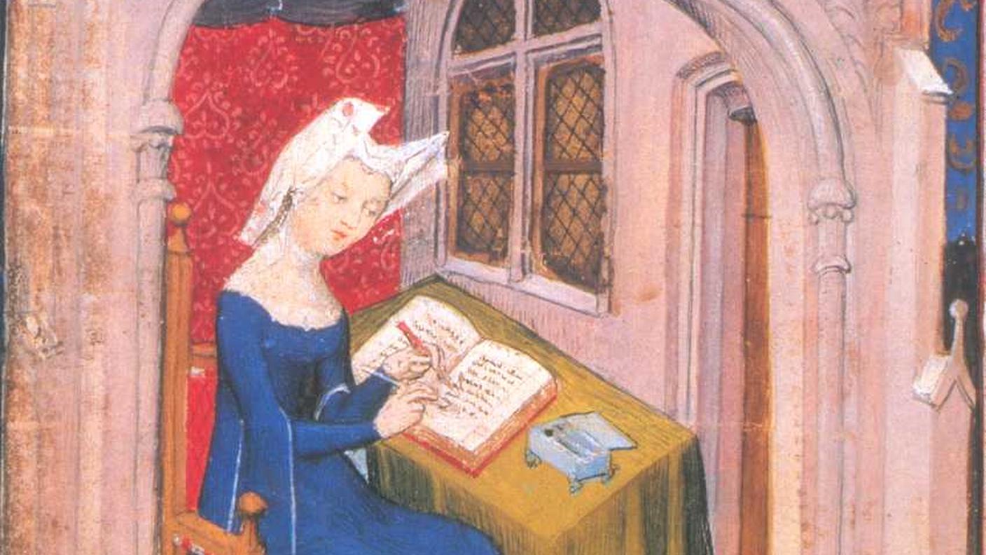Christine de Pizan in una miniatura
