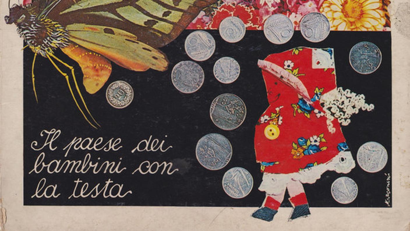 "Il paese dei bambini con la testa" di Daisy Lumini e Beppe Chierici, I Dischi Dello Zodiaco (copertina)