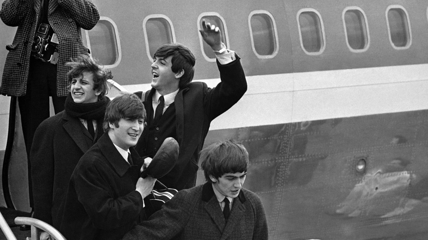 I Beatles atterrano a New York, febbraio 1964