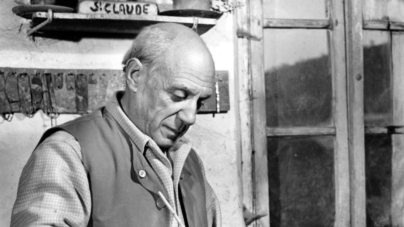 Il pittore spagnolo Pablo Picasso (1881-1973)