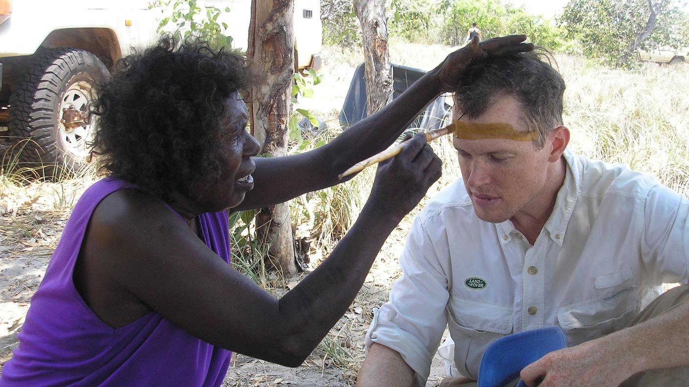 Rolf Potts in un suo viaggio nel continente africano